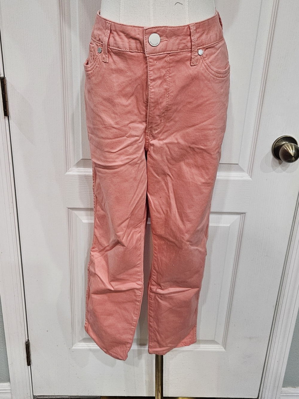 Seven7 Coral Pink Ankle Jeans